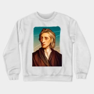 English Philosopher John Locke illustration Crewneck Sweatshirt